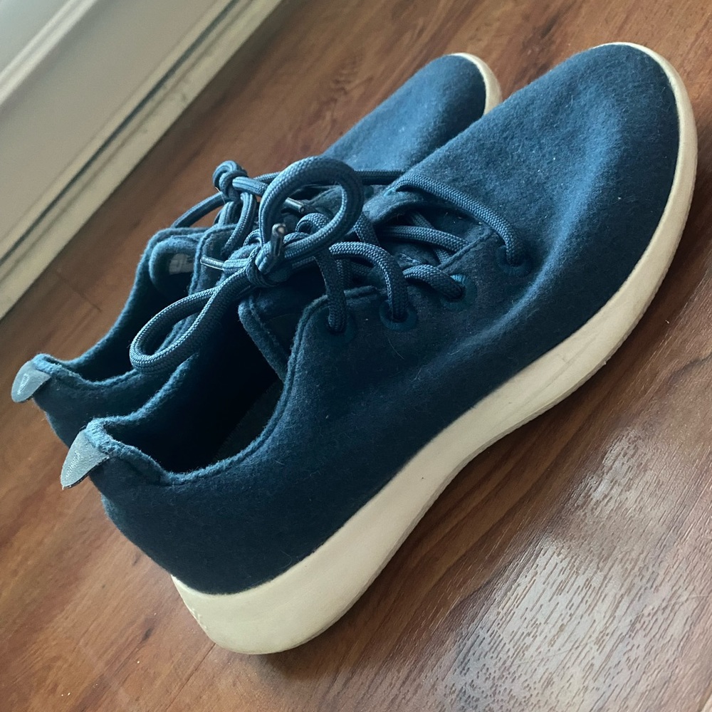 Navy blue All Birds. Like new - have been worn only a handful of times